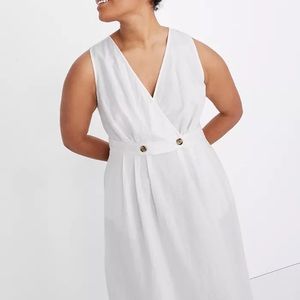 Madewell Button Waist Wrap Dress